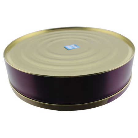 cajas de hojalata dulces ronda