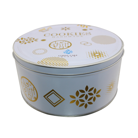 ronda latas pequeñas de dulces