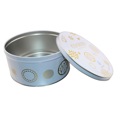 ronda latas pequeñas de dulces