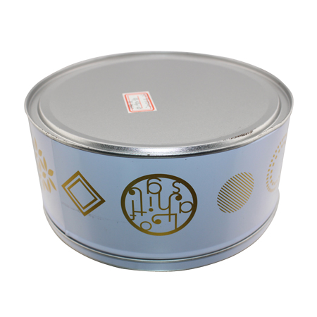 ronda latas pequeñas de dulces