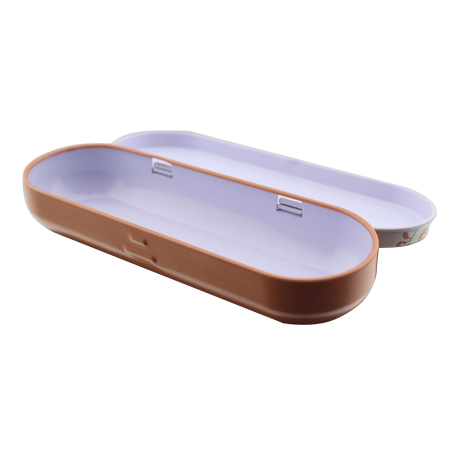 caja de lata lápiz con bisagras