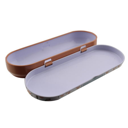 caja de lata lápiz con bisagras