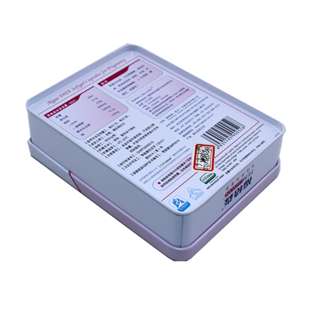 maquillaje facial de cajas de hojalata