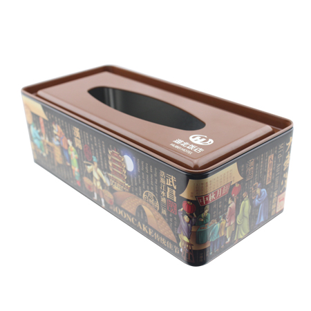 casa usando caja de la lata del tejido