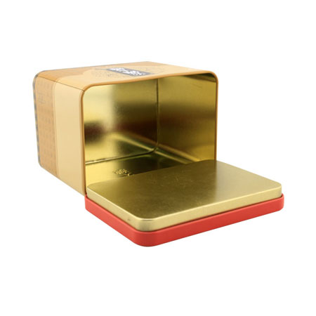 té negro cajas de hojalata de almacenamiento