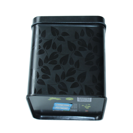 pequeñas latas cuadrados té