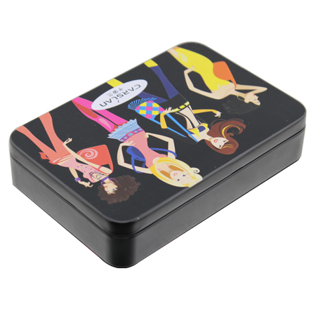 caja de lata conjunto cosmética