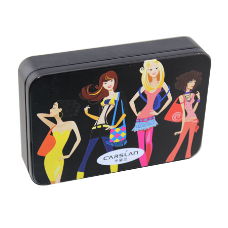 caja de lata conjunto cosmética