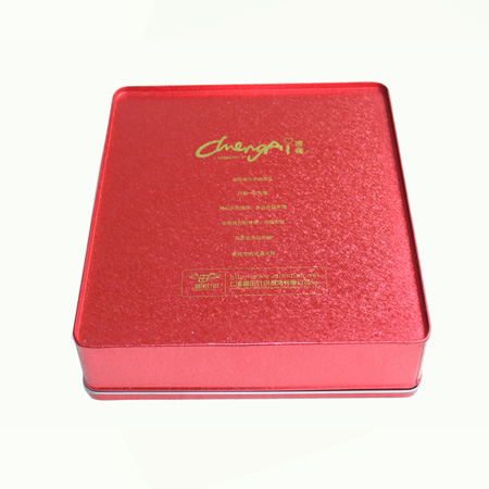 ropa cuadradas personalizada lata de impresión