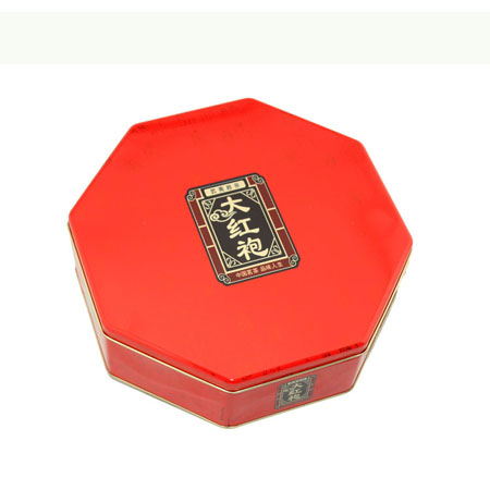 té polígono de almacenamiento de cajas de hojalata