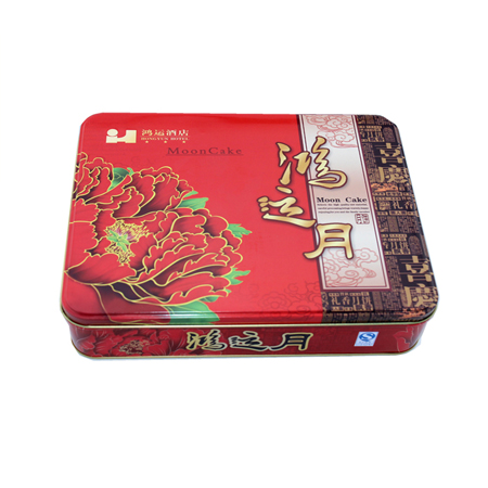 Festival utilizando el cuadro de mooncake vacío