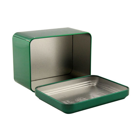 caja de lata de frutos secos