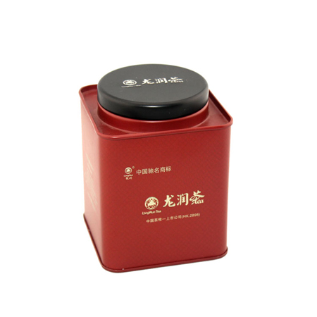 té vacía bandeja cuadrada