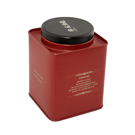 té vacía bandeja cuadrada