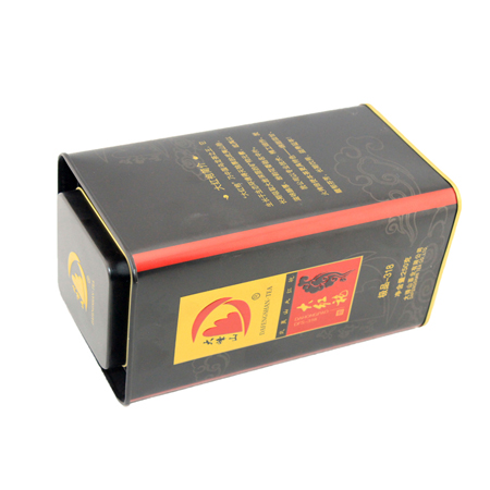 hermética tapa cuadrada té estaño