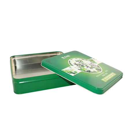 hojalata cuadrada biscuit tin