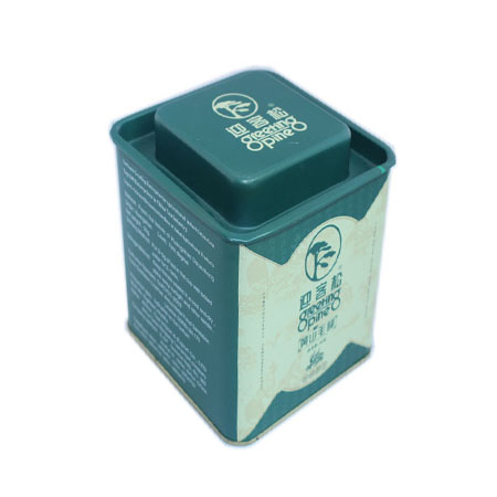 plato cuadrado lata de té puede