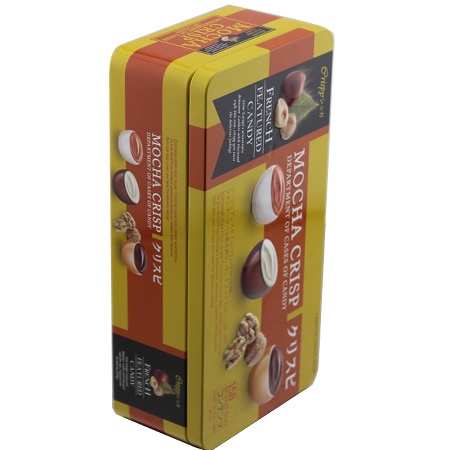 el chocolate estaño lata rectangular dulces