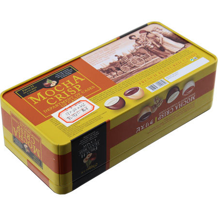 el chocolate estaño lata rectangular dulces