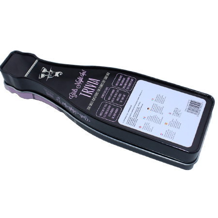 Halloween de latas de caramelos forma de la botella