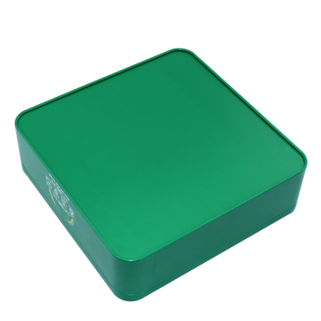 caja de lata mooncake cuadrado