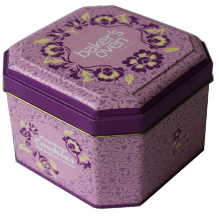 cookie de estaño de almacenamiento polígono