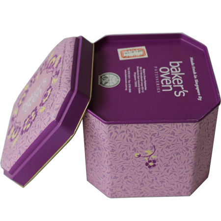 cookie de estaño de almacenamiento polígono