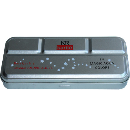 hojalata rectángulo caja de cosméticos