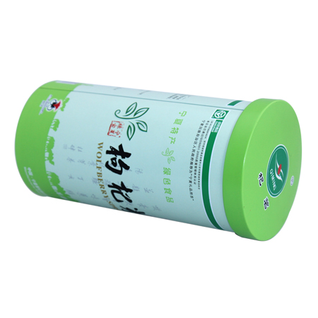 cilindro dulces lata vacía