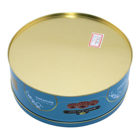 deliciosa crema de envasado de galletas estaño