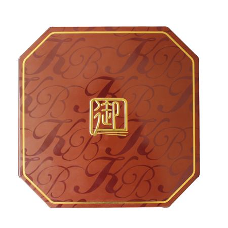octangon estaño de almacenamiento mooncake