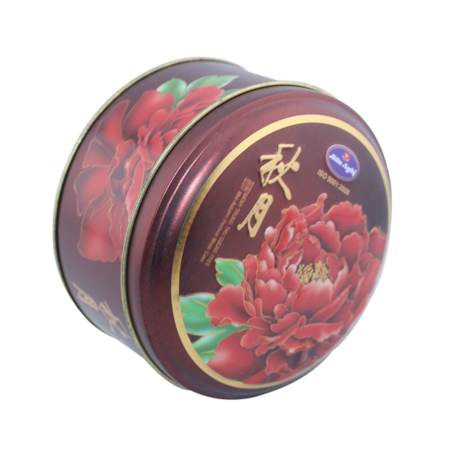 sola lata mooncake redonda