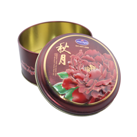 sola lata mooncake redonda