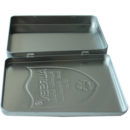 caja de lata tarjeta de regalo personalizado