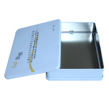 máscara facial paquete de estaño