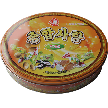 latas pequeñas de paquetes cooky