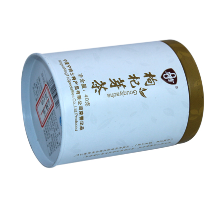 cilindro redondo té a granel estaño