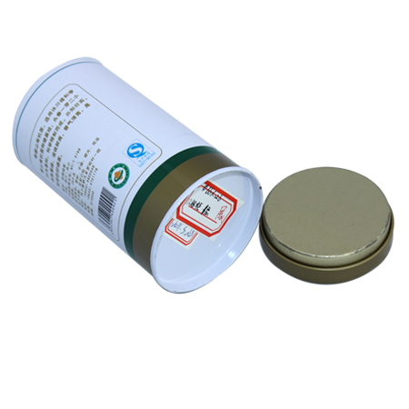 el té verde de lata redonda