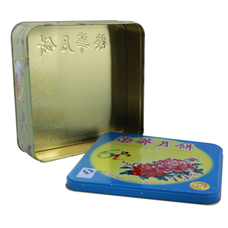 embalaje estaño pastel de luna puede