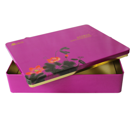 uso doméstico embalaje estaño rectángulo