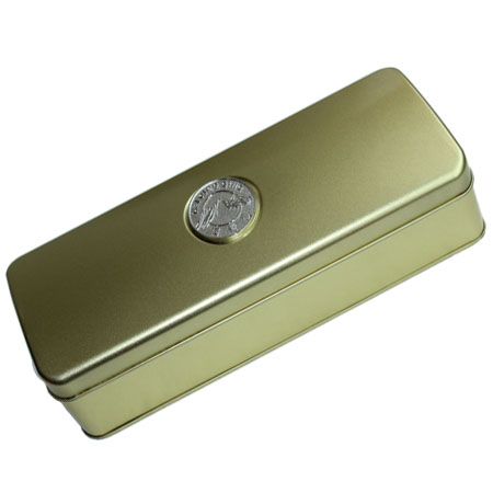 regalo de oro de chocolate estaño