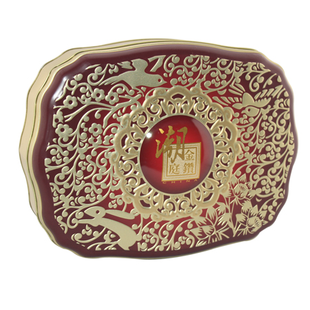 caja de lata dulces irregular