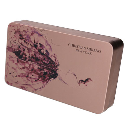 rectángulo de regalo de estaño puede