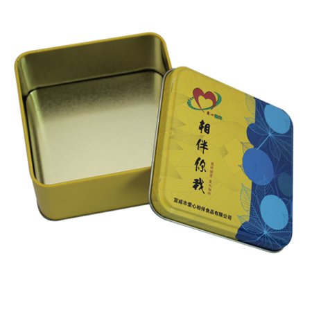 lata cuadrada cajas de regalo