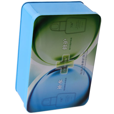 mancha de color cosmética estaño impresa