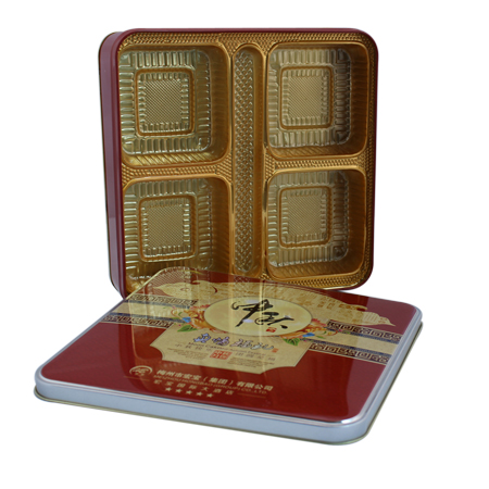 dulces de vacío de almacenamiento bandeja cuadrada