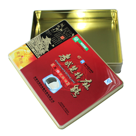 latas de almacenamiento de azúcar rectángulo