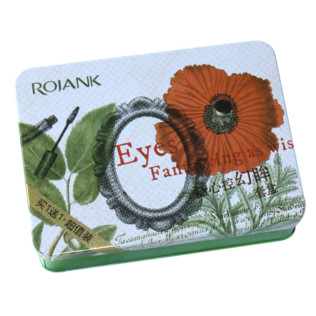 cosméticos caja de lata regalo