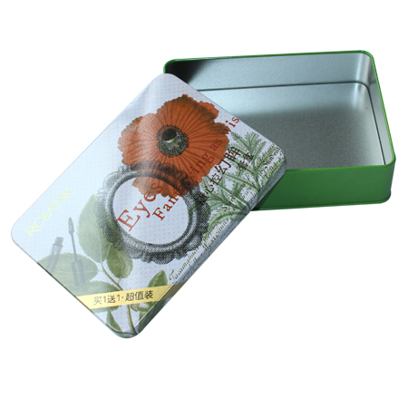 cosméticos caja de lata regalo