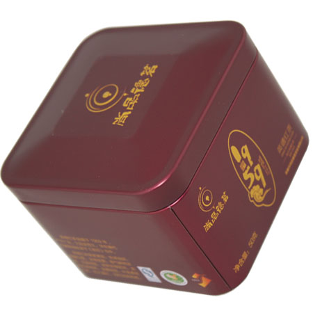 té caja de embalaje del regalo de estaño